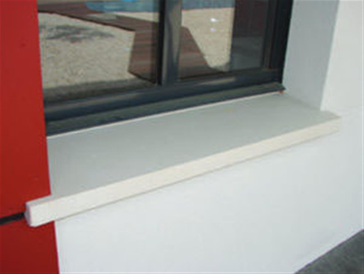 Appui de fenêtre béton 35 x 110/120 cm ivoire - ALKERN