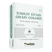 Weber enduit épais grain coloré - Sac 25 kg