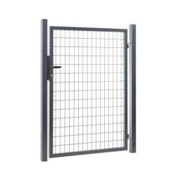 Portillon Grillage 100x120 Gris Opsial 