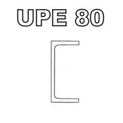 Poutrelle acier UPE 80