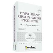 Weber parement grain gros projeté - Sac 25 kg