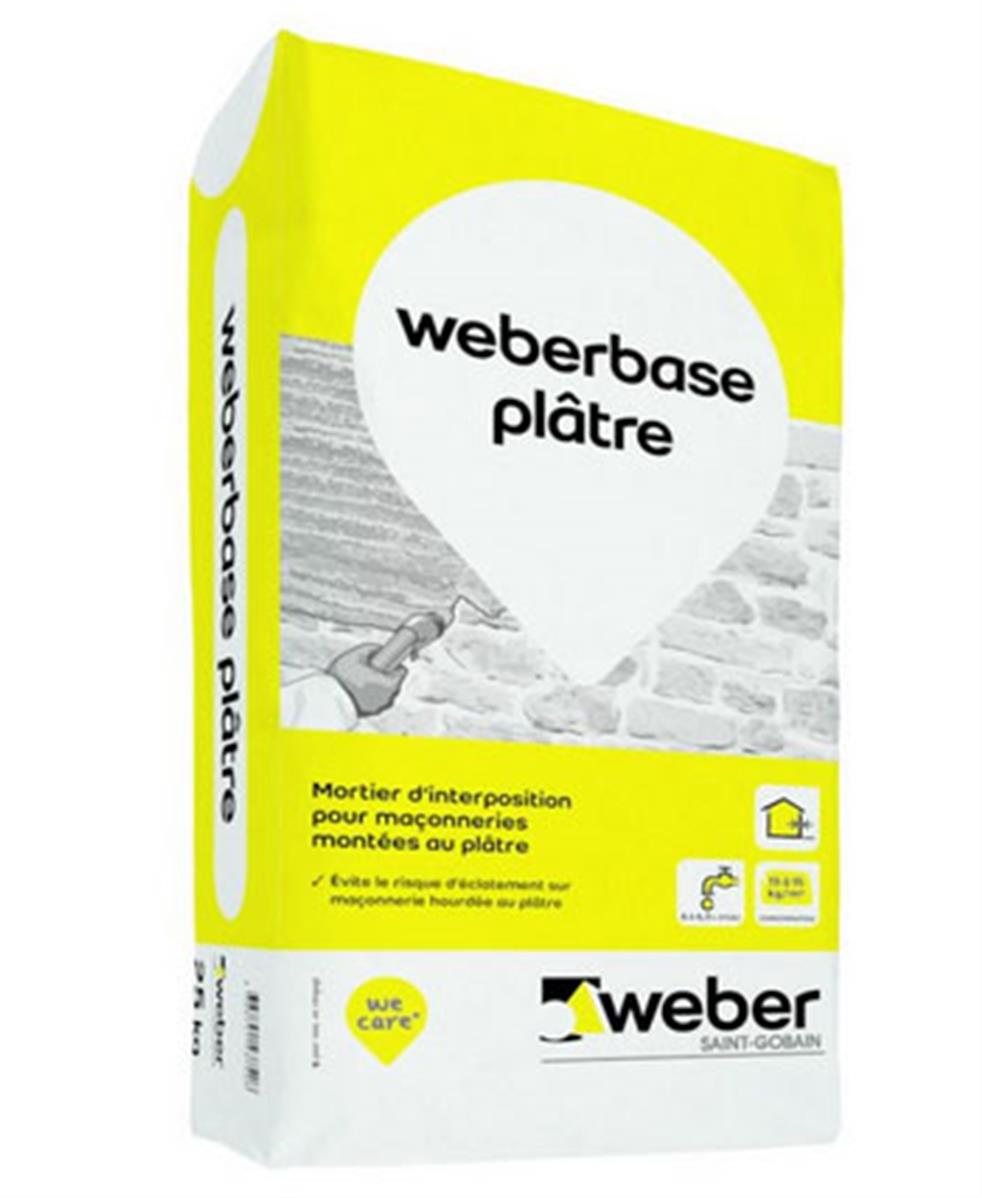 Plâtre fin de Paris Weber Blanc 4kg 