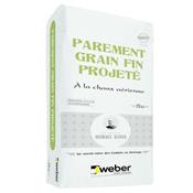 Weber parement grain fin projeté - Sac 25 kg