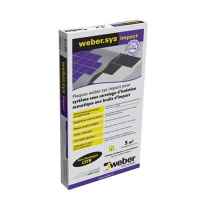 Plaques webersys impact - Boite 5 m2