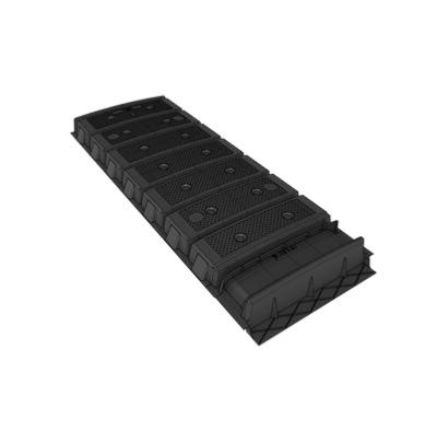Hourdis plastique ELR noir 56x120 cm Ep.12 + embout 